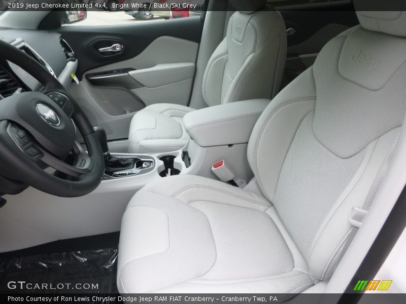 Bright White / Black/Ski Grey 2019 Jeep Cherokee Limited 4x4