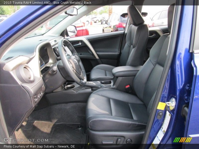 Blue Crush Metallic / Black 2015 Toyota RAV4 Limited AWD
