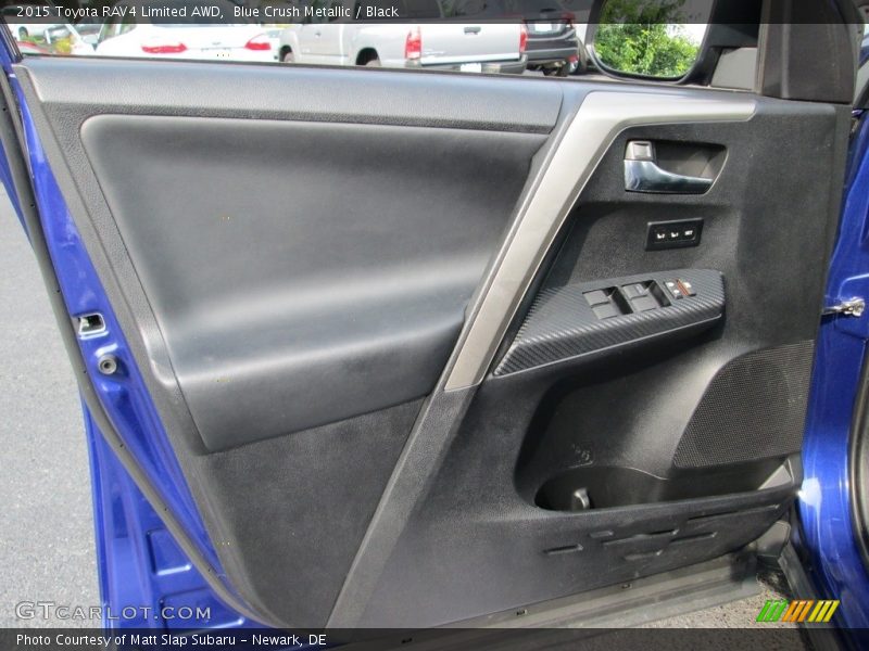 Blue Crush Metallic / Black 2015 Toyota RAV4 Limited AWD