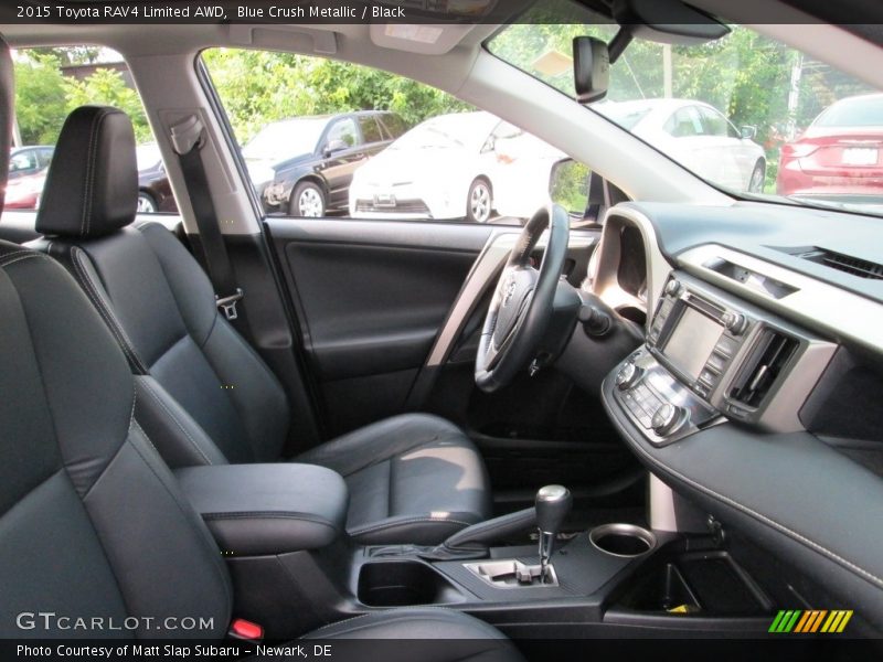 Blue Crush Metallic / Black 2015 Toyota RAV4 Limited AWD
