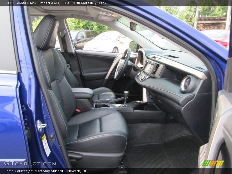 Blue Crush Metallic / Black 2015 Toyota RAV4 Limited AWD