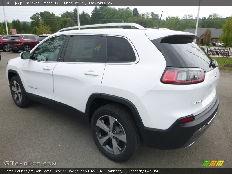 Bright White / Black/Ski Grey 2019 Jeep Cherokee Limited 4x4