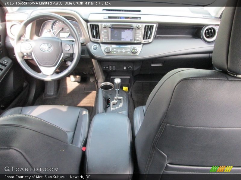Blue Crush Metallic / Black 2015 Toyota RAV4 Limited AWD