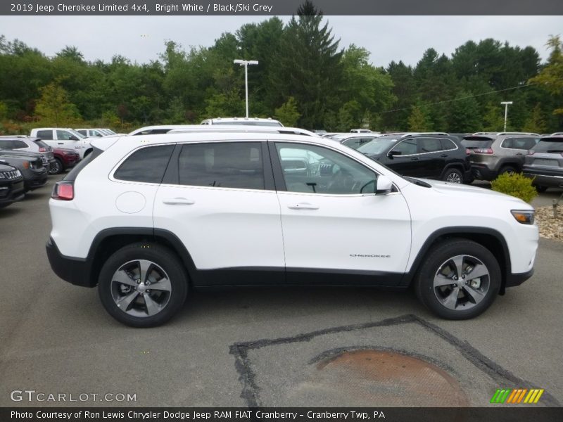 Bright White / Black/Ski Grey 2019 Jeep Cherokee Limited 4x4