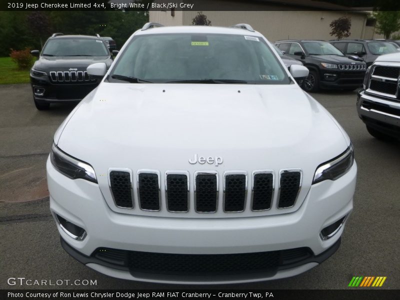 Bright White / Black/Ski Grey 2019 Jeep Cherokee Limited 4x4