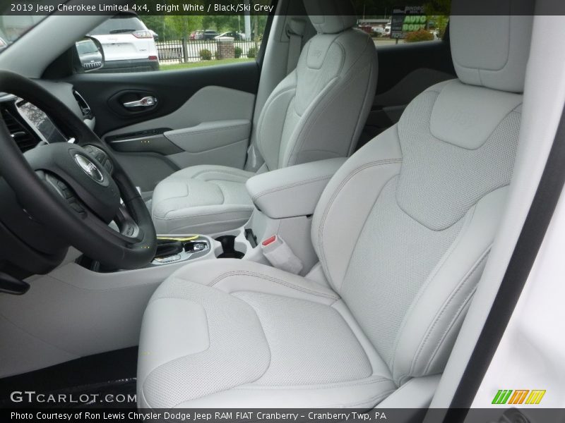 Bright White / Black/Ski Grey 2019 Jeep Cherokee Limited 4x4
