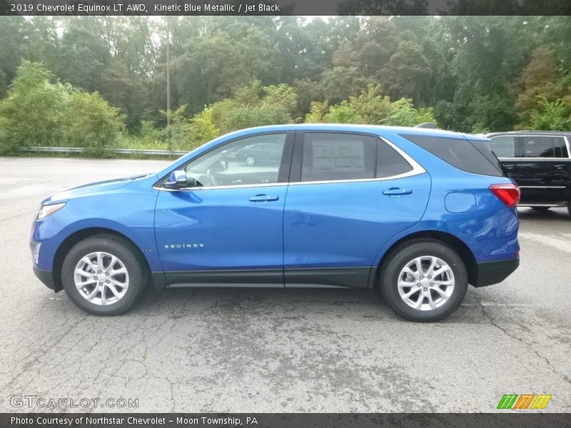 Kinetic Blue Metallic / Jet Black 2019 Chevrolet Equinox LT AWD