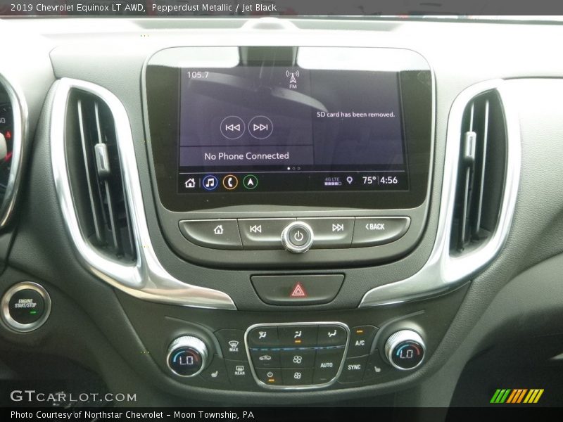 Pepperdust Metallic / Jet Black 2019 Chevrolet Equinox LT AWD