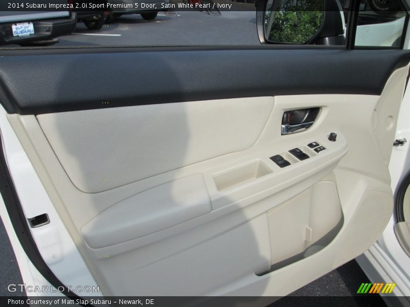 Satin White Pearl / Ivory 2014 Subaru Impreza 2.0i Sport Premium 5 Door