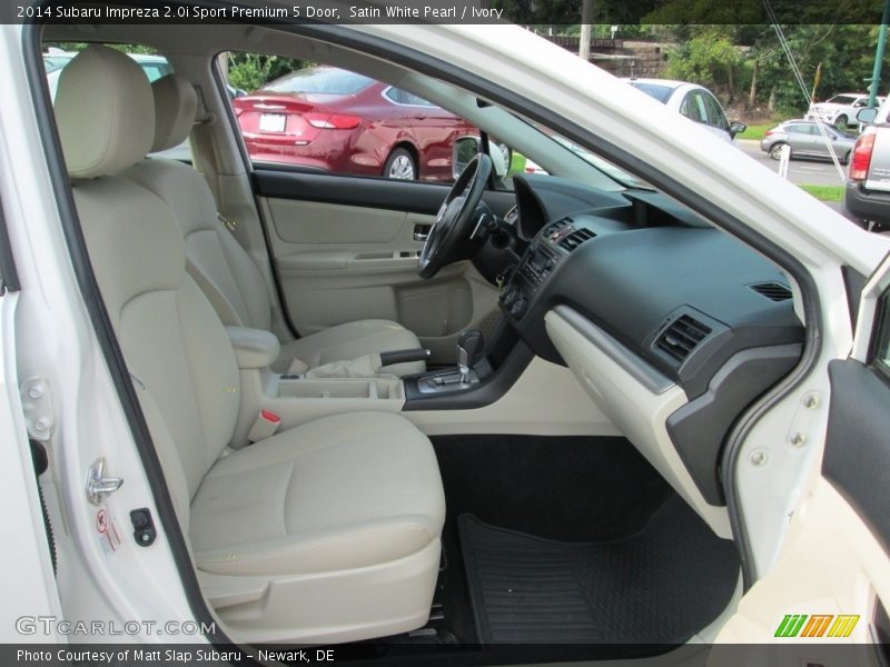 Satin White Pearl / Ivory 2014 Subaru Impreza 2.0i Sport Premium 5 Door