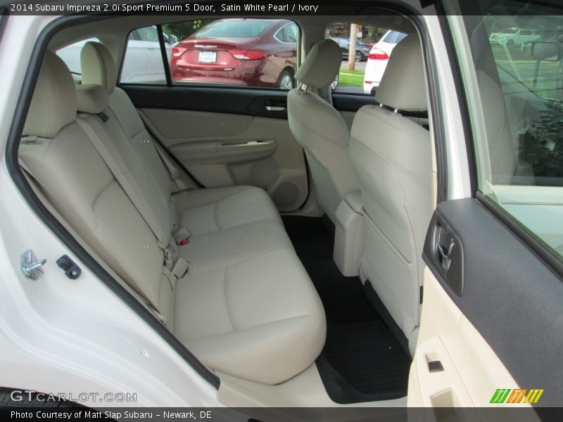 Satin White Pearl / Ivory 2014 Subaru Impreza 2.0i Sport Premium 5 Door