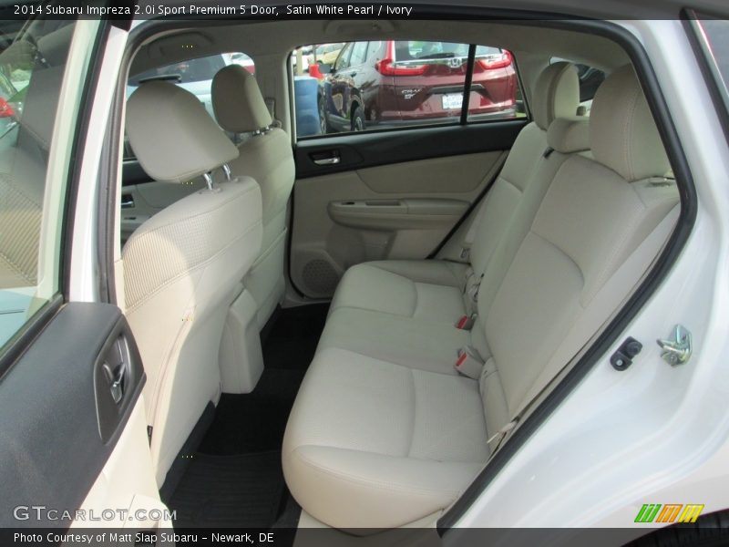 Satin White Pearl / Ivory 2014 Subaru Impreza 2.0i Sport Premium 5 Door