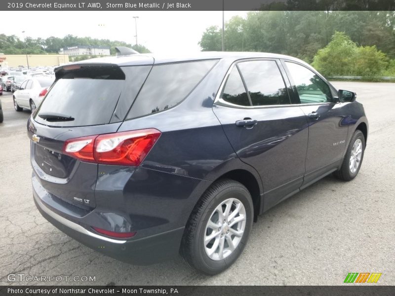 Storm Blue Metallic / Jet Black 2019 Chevrolet Equinox LT AWD