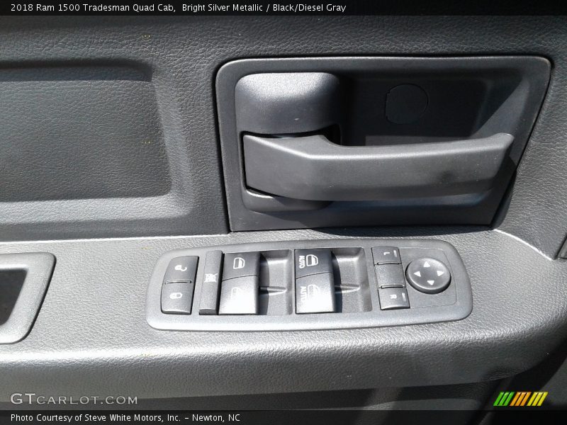 Bright Silver Metallic / Black/Diesel Gray 2018 Ram 1500 Tradesman Quad Cab