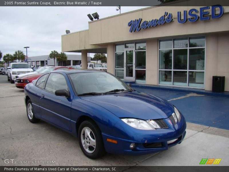 Electric Blue Metallic / Taupe 2005 Pontiac Sunfire Coupe