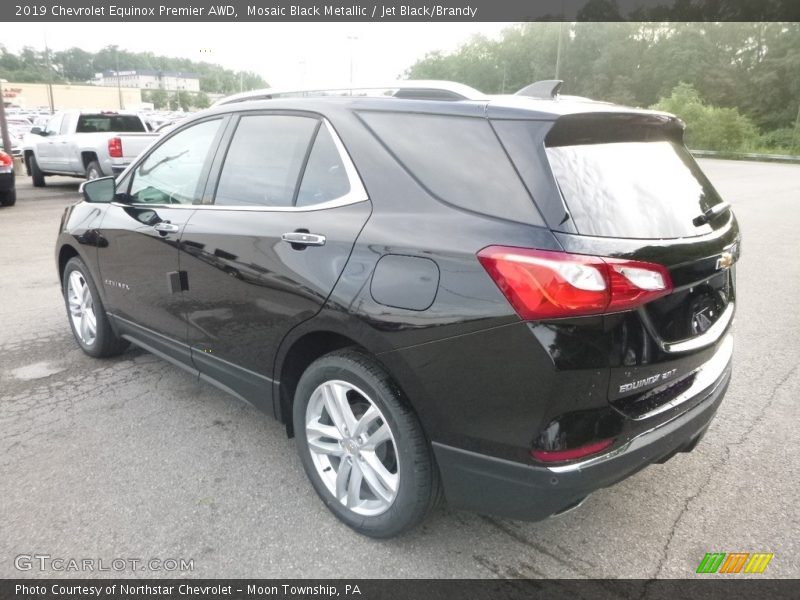 Mosaic Black Metallic / Jet Black/Brandy 2019 Chevrolet Equinox Premier AWD