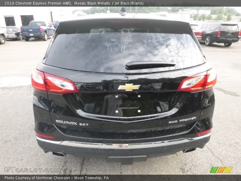 Mosaic Black Metallic / Jet Black/Brandy 2019 Chevrolet Equinox Premier AWD