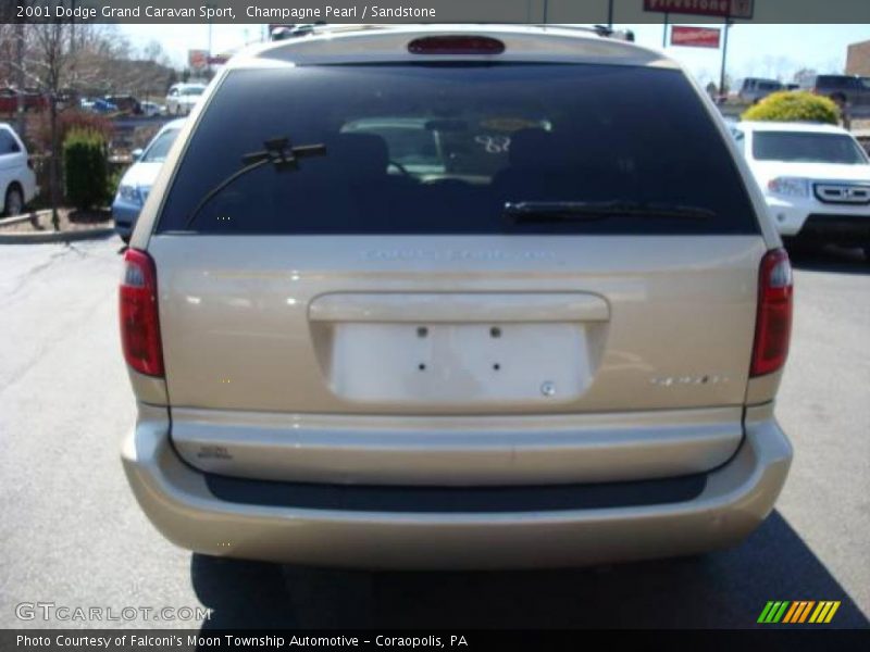 Champagne Pearl / Sandstone 2001 Dodge Grand Caravan Sport