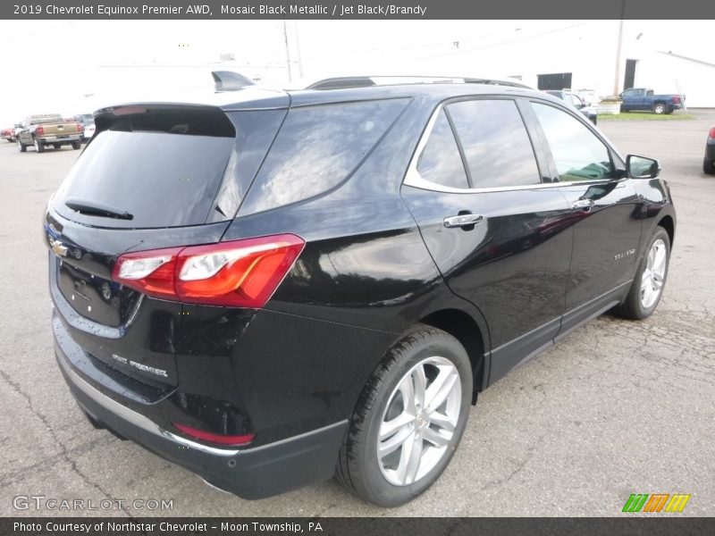 Mosaic Black Metallic / Jet Black/Brandy 2019 Chevrolet Equinox Premier AWD