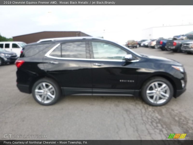 Mosaic Black Metallic / Jet Black/Brandy 2019 Chevrolet Equinox Premier AWD