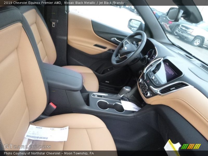 Mosaic Black Metallic / Jet Black/Brandy 2019 Chevrolet Equinox Premier AWD