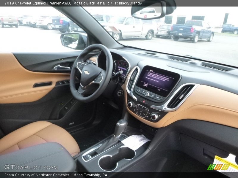 Mosaic Black Metallic / Jet Black/Brandy 2019 Chevrolet Equinox Premier AWD