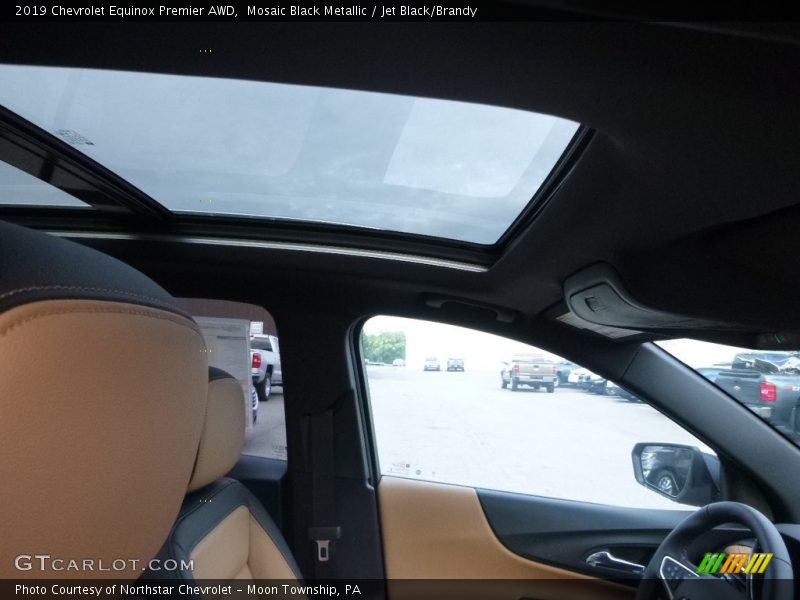 Mosaic Black Metallic / Jet Black/Brandy 2019 Chevrolet Equinox Premier AWD
