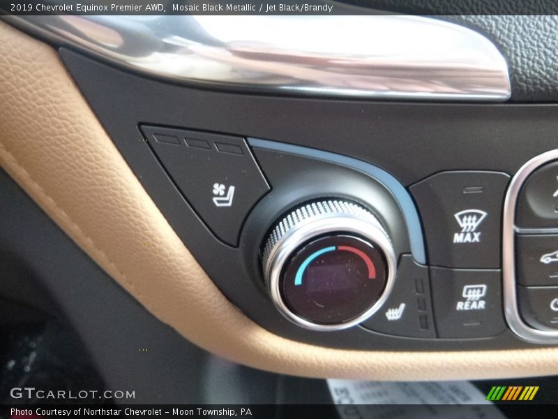 Mosaic Black Metallic / Jet Black/Brandy 2019 Chevrolet Equinox Premier AWD
