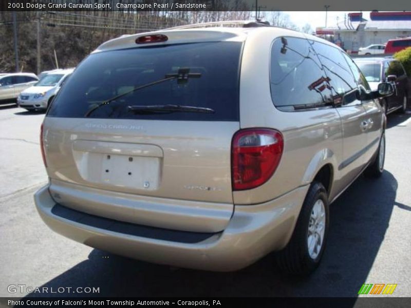 Champagne Pearl / Sandstone 2001 Dodge Grand Caravan Sport