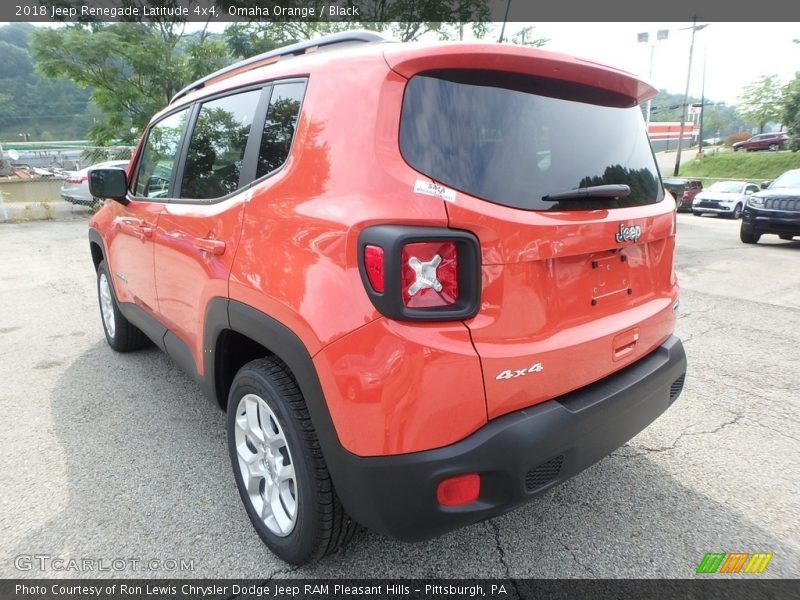 Omaha Orange / Black 2018 Jeep Renegade Latitude 4x4