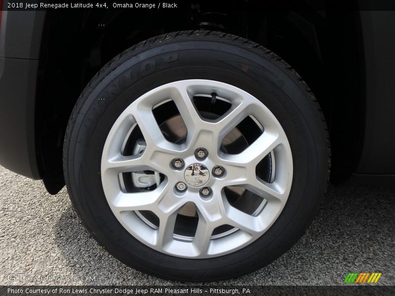 Omaha Orange / Black 2018 Jeep Renegade Latitude 4x4