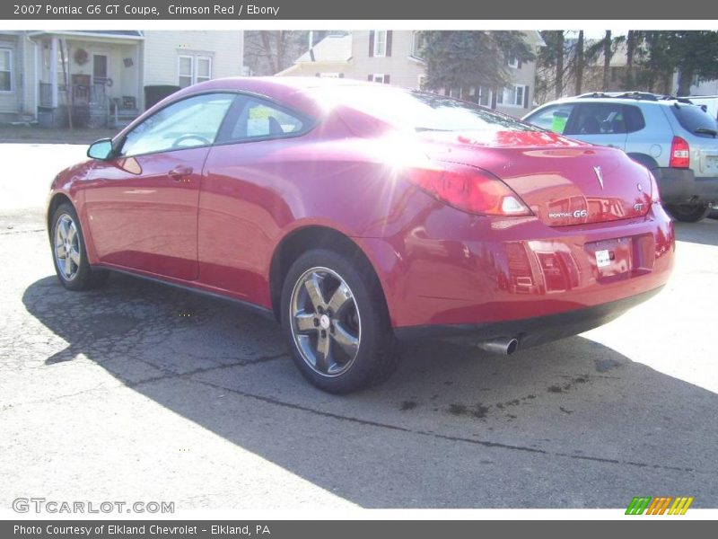 Crimson Red / Ebony 2007 Pontiac G6 GT Coupe