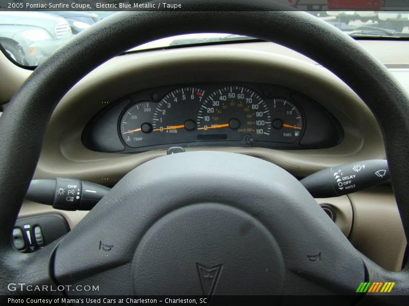 Electric Blue Metallic / Taupe 2005 Pontiac Sunfire Coupe