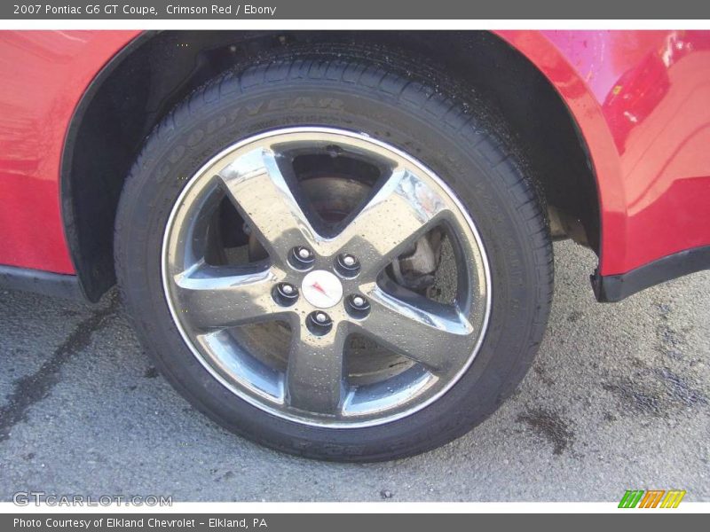 Crimson Red / Ebony 2007 Pontiac G6 GT Coupe