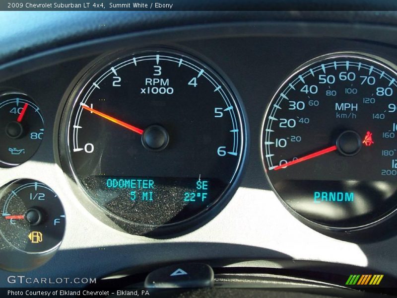 Summit White / Ebony 2009 Chevrolet Suburban LT 4x4
