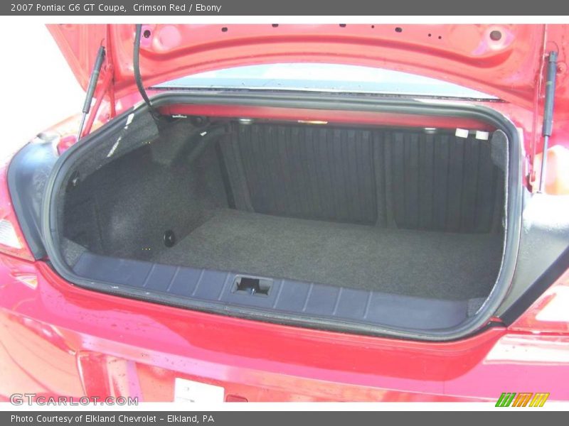 Crimson Red / Ebony 2007 Pontiac G6 GT Coupe