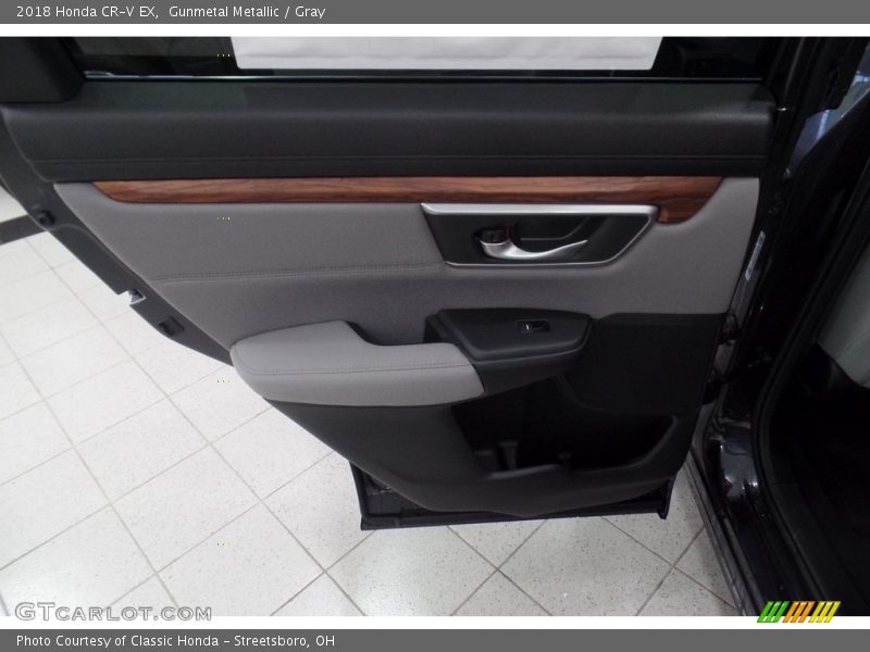 Gunmetal Metallic / Gray 2018 Honda CR-V EX