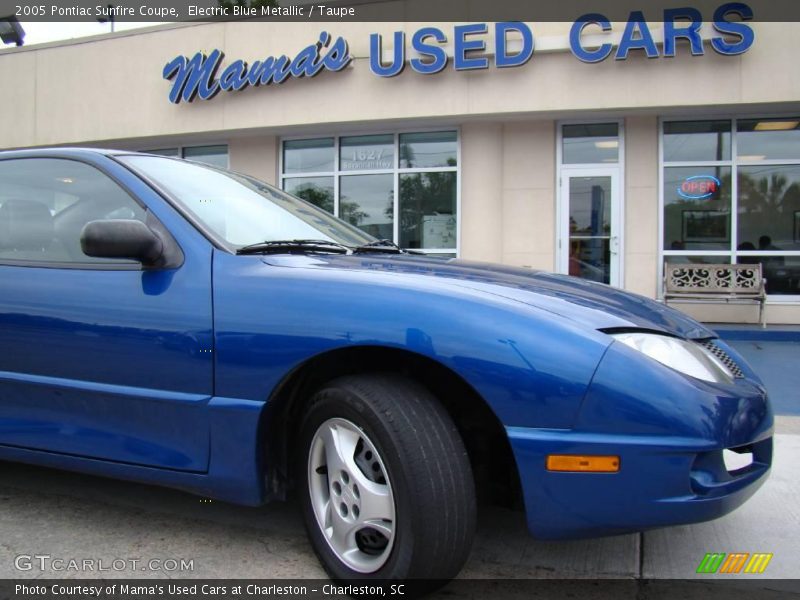 Electric Blue Metallic / Taupe 2005 Pontiac Sunfire Coupe