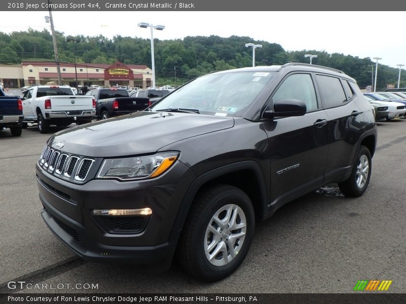 Granite Crystal Metallic / Black 2018 Jeep Compass Sport 4x4