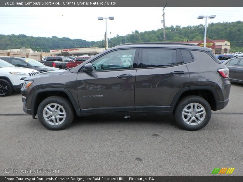 Granite Crystal Metallic / Black 2018 Jeep Compass Sport 4x4