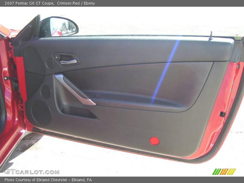 Crimson Red / Ebony 2007 Pontiac G6 GT Coupe