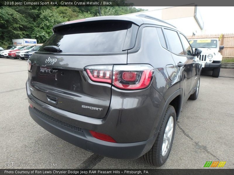 Granite Crystal Metallic / Black 2018 Jeep Compass Sport 4x4