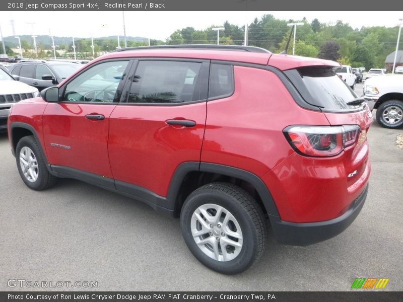 Redline Pearl / Black 2018 Jeep Compass Sport 4x4