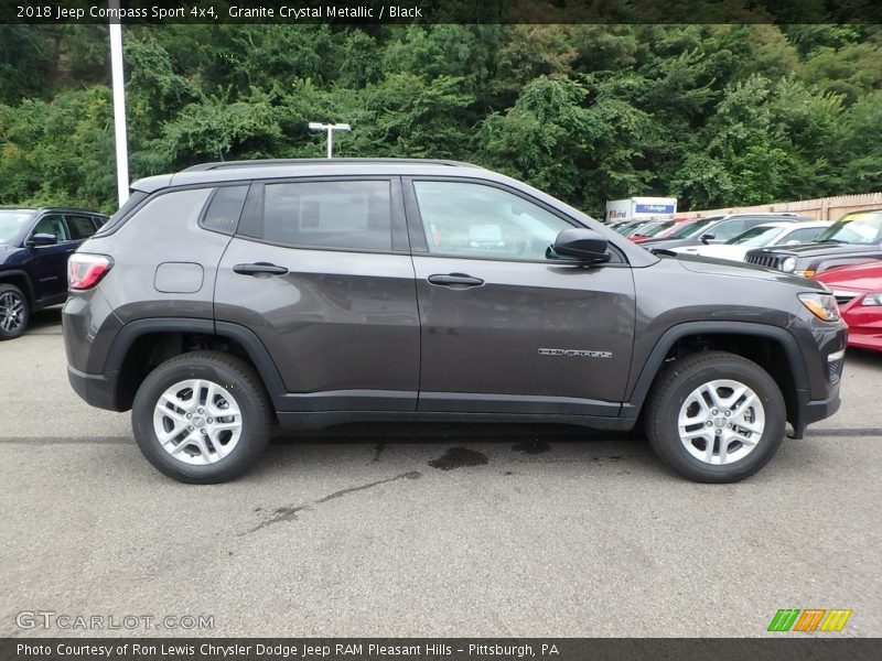 Granite Crystal Metallic / Black 2018 Jeep Compass Sport 4x4
