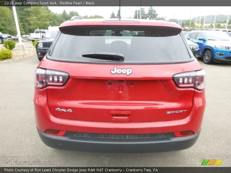 Redline Pearl / Black 2018 Jeep Compass Sport 4x4