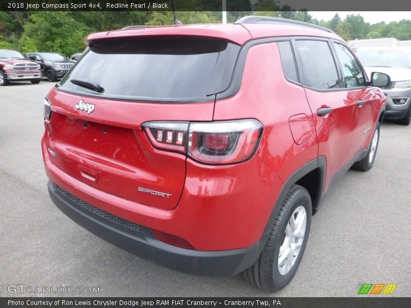 Redline Pearl / Black 2018 Jeep Compass Sport 4x4