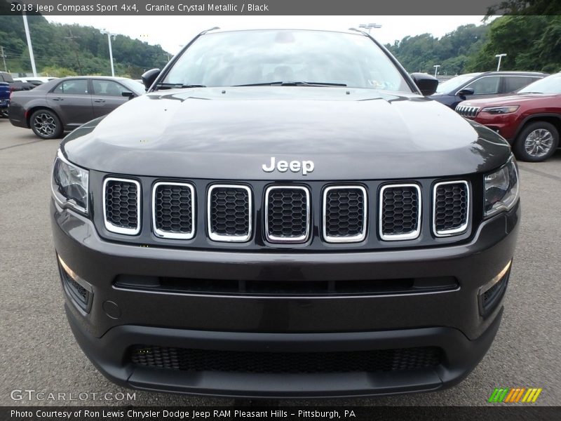 Granite Crystal Metallic / Black 2018 Jeep Compass Sport 4x4
