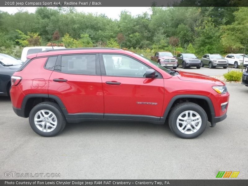 Redline Pearl / Black 2018 Jeep Compass Sport 4x4