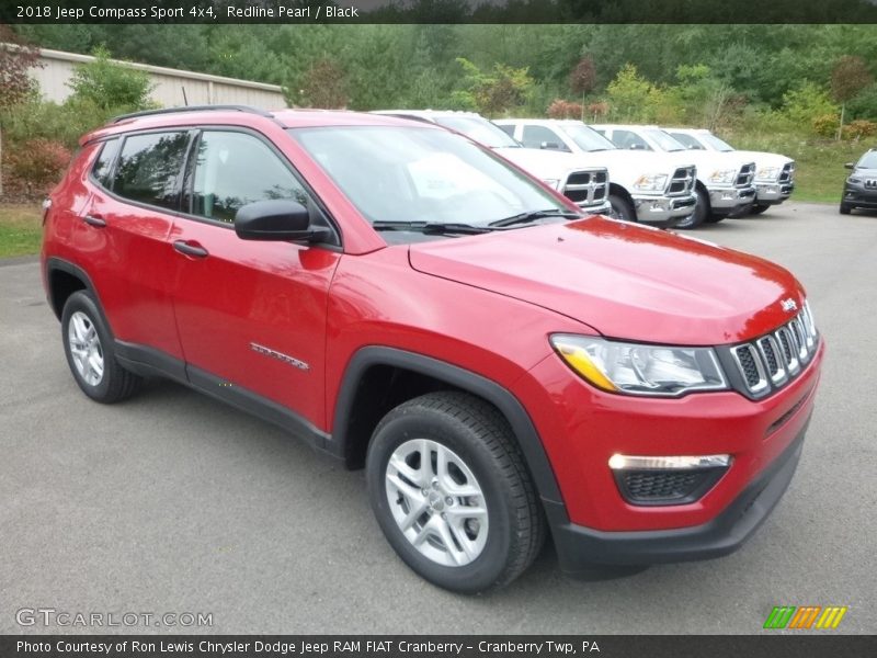 Redline Pearl / Black 2018 Jeep Compass Sport 4x4