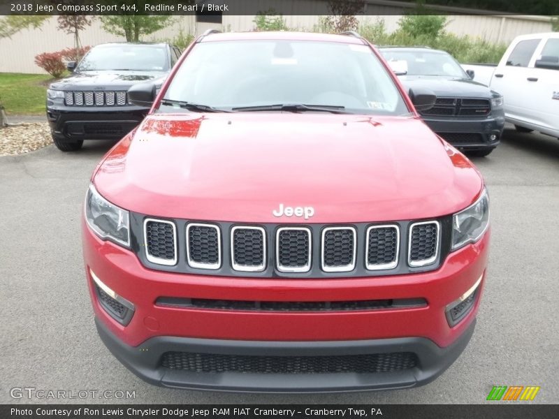 Redline Pearl / Black 2018 Jeep Compass Sport 4x4
